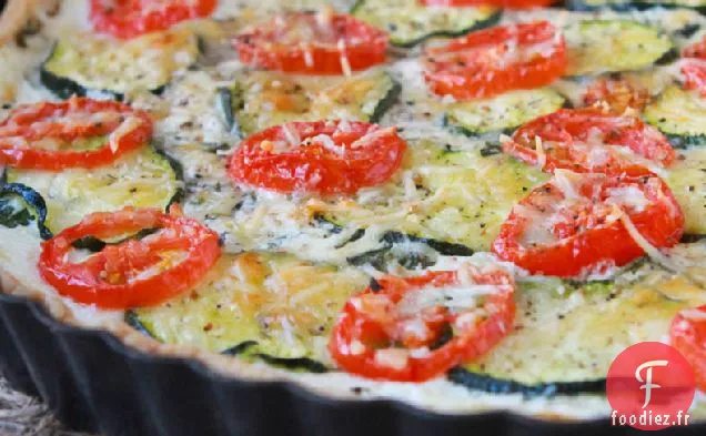 Tarte aux Courgettes Zippée