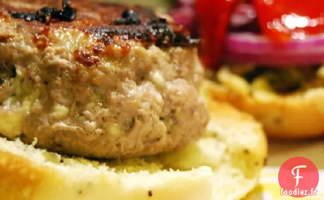 Hamburgers à la Dinde d'Inspiration Grecque