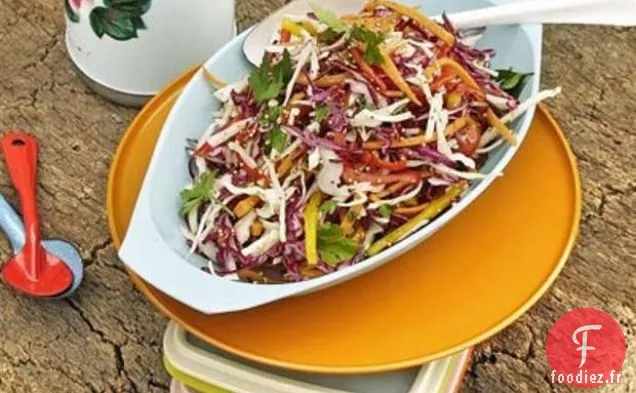Salade De Chou Avec Vinaigrette Aux Graines De Moutarde