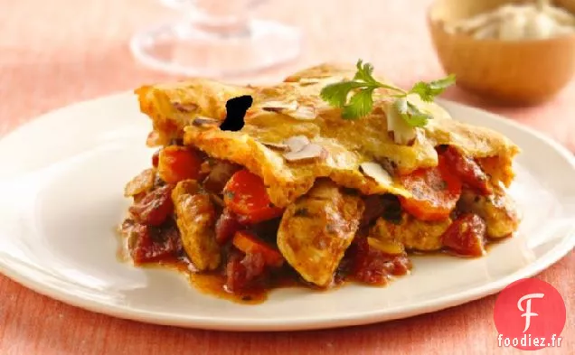 Cocotte Au Croissant de Poulet à la Marocaine