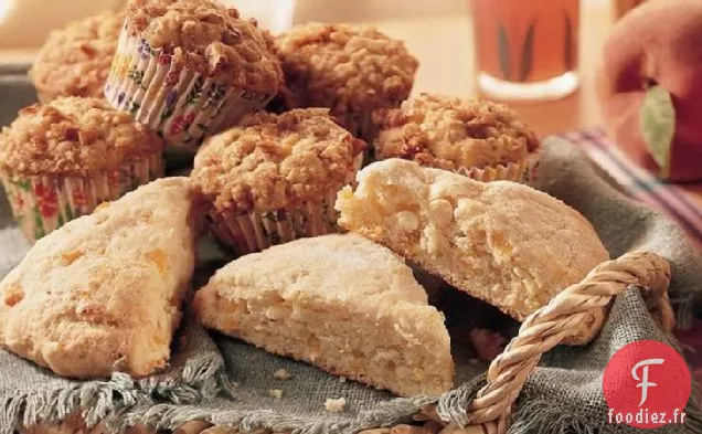 Muffins Pralinés aux Pêches