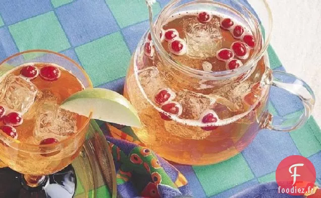 Spritzer aux Canneberges et aux Pommes