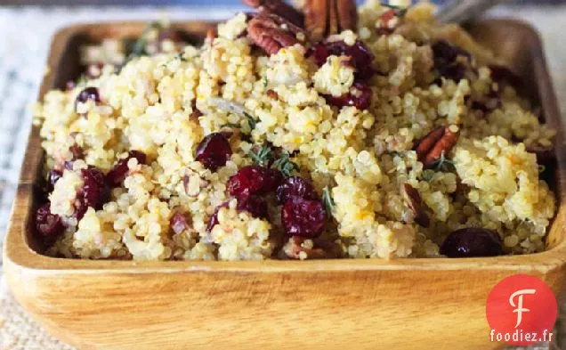 Quinoa Aux Noix de Pécan aux Canneberges