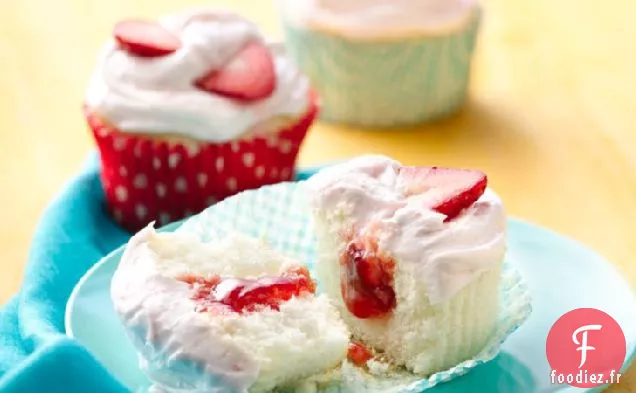 Poches de Cupcakes aux Fraises