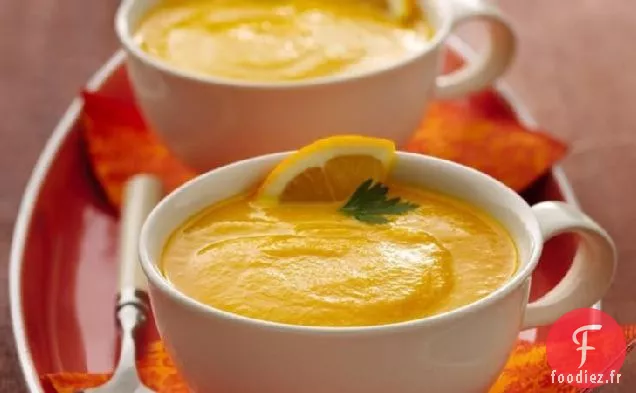 Soupe de Carottes au Gingembre à la Mijoteuse