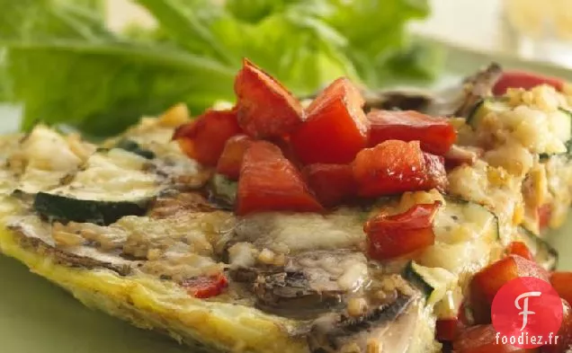 Frittata Italienne aux Tomates Vinaigrettes