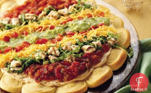 Pizza au Poulet Taco Crescent