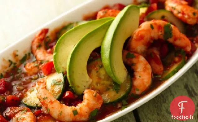 Ceviche de Crevettes Épicées