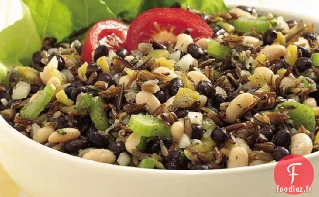 Salade de Riz Sauvage et de Haricots