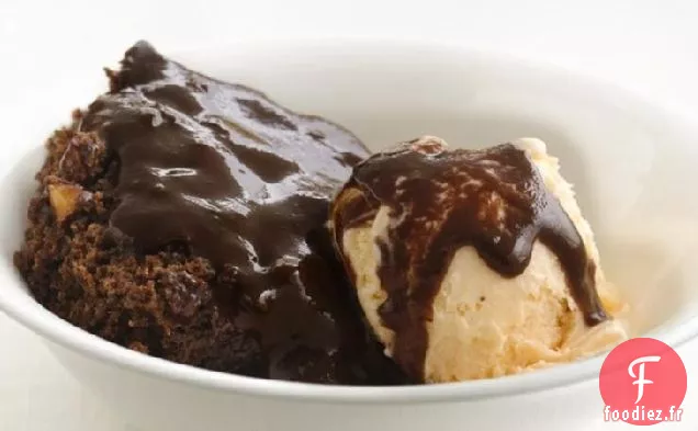 Gâteau au Pudding au Chocolat et aux Amandes Santé
