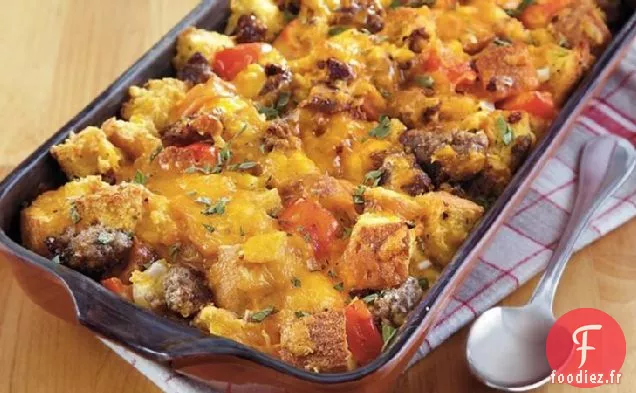 Casserole de Petit Déjeuner du Nouvel An