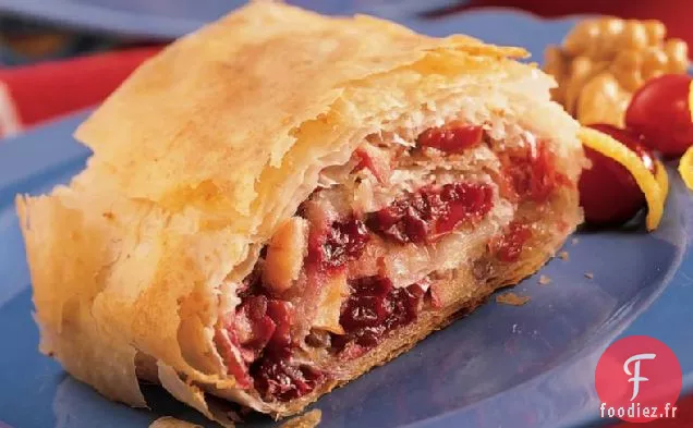 Strudel aux Pommes et aux Canneberges