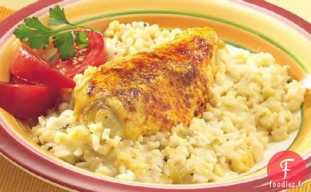 Poulet Facile avec Casserole de Riz