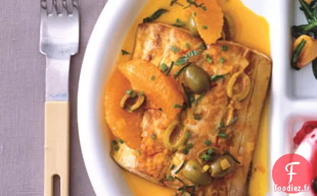 Mahi-Mahi Poêlé aux Oranges et Olives