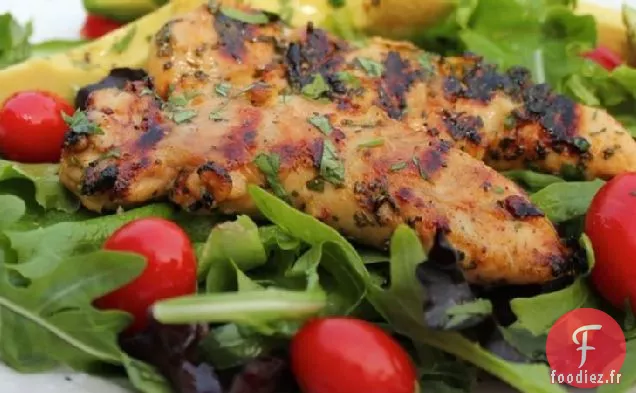 Poulet à la Tequila et au Citron Vert avec un filet de Miel