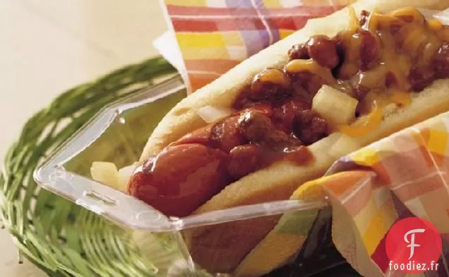 Chiens Coney Grillés