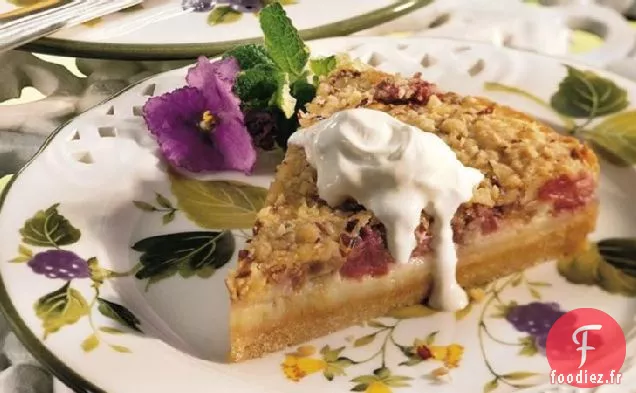 Tarte à la Crème de Rhubarbe