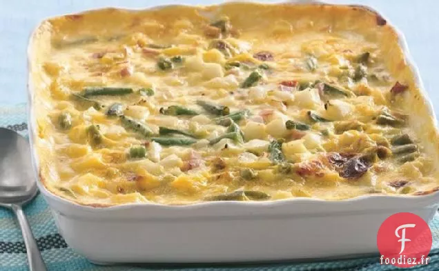 Casserole Crémeuse de Jambon et de Pommes de Terre