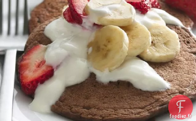 Crêpes au Chocolat aux Fraises