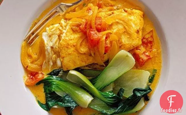 Flétan aux Épices Indiennes avec Yogourt