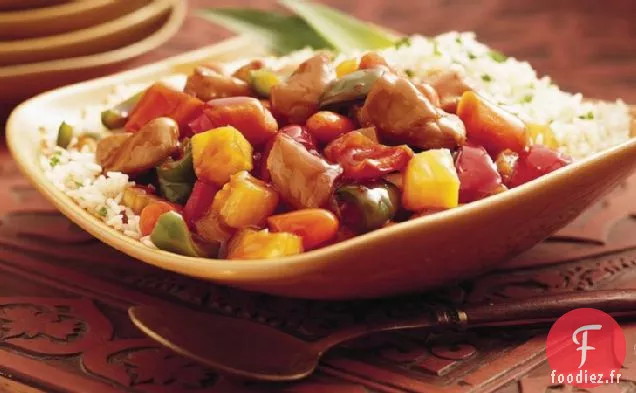 Poulet Aigre-Doux à la Mijoteuse