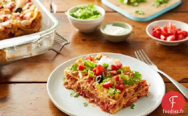Lasagne au Poulet Taco Fiesta