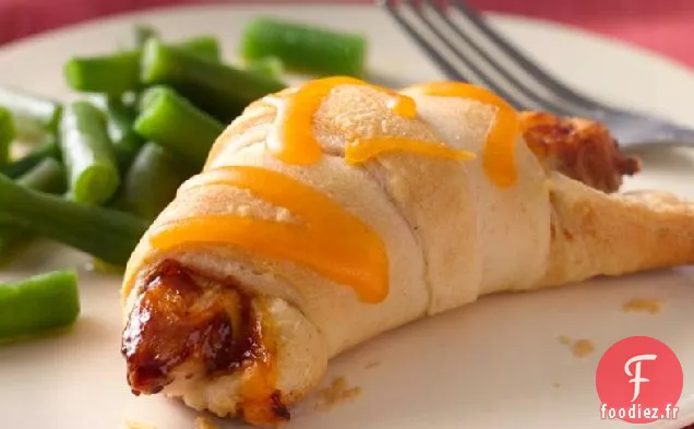 Croissants de Poulet BBQ Faciles