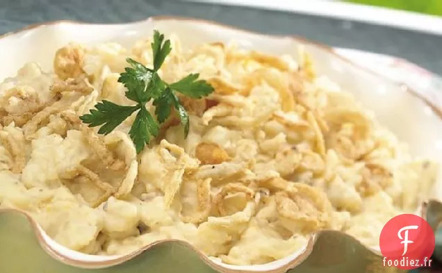 Casserole de Pommes de Terre à la Crème Sure et à l'Oignon
