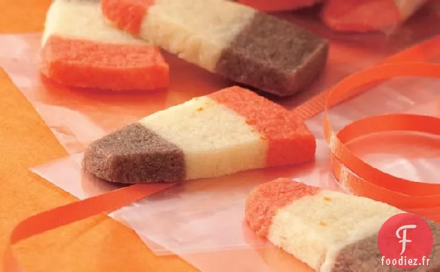 Biscuits de Réfrigérateur à Rayures d'Automne