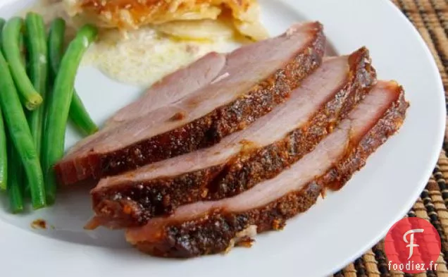 Jambon en Croûte de Gingembre au Bourbon