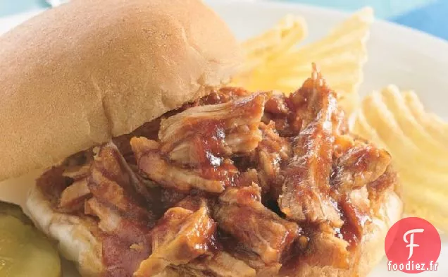 Porc Effiloché à la Mijoteuse avec Sauce à la Root Beer