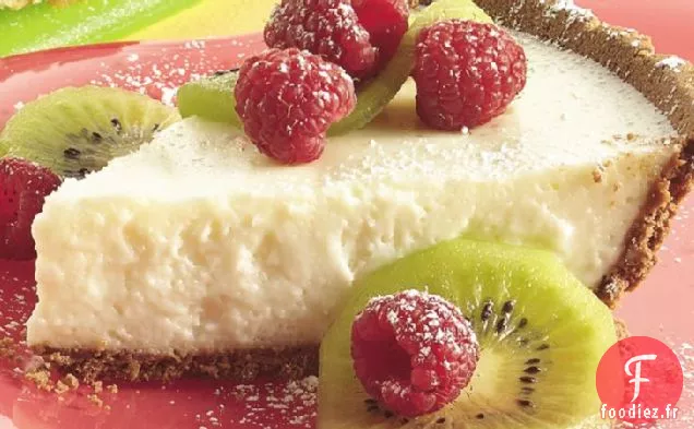 Tarte au Gâteau au Fromage Fruité Sans Cuisson