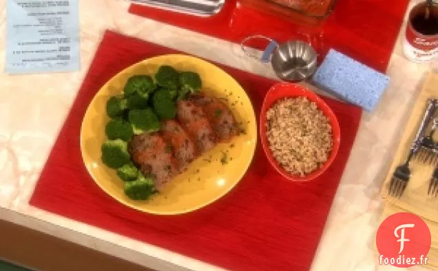 Dîner de Pain de Viande aux Canneberges à 500 Calories