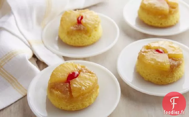Cupcakes à l'envers à l'Ananas