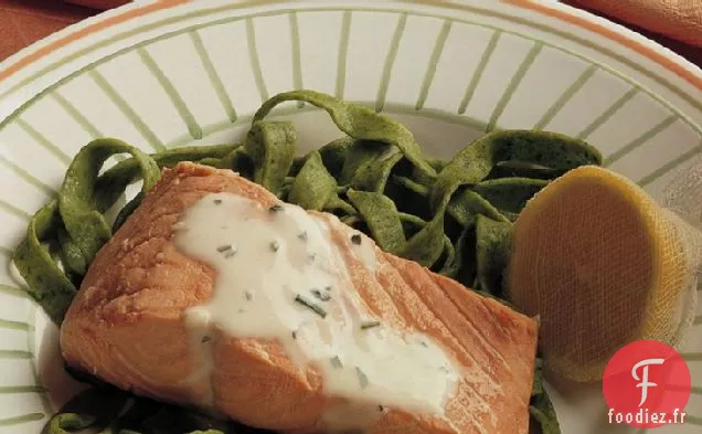 Saumon à la Sauce au Romarin