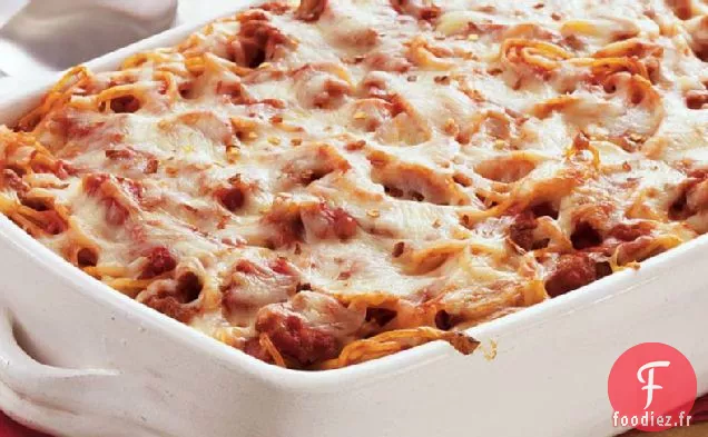 Spaghettis Cuits à la Pizza