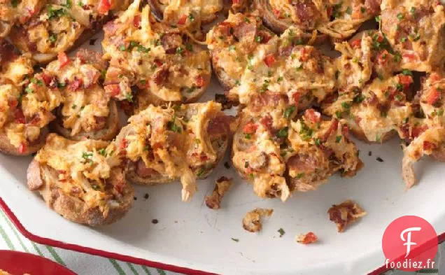 Bouchées Épicées de Bacon aux Trois Fromages