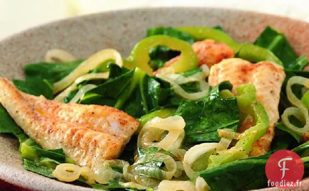 Poissons et Légumes verts