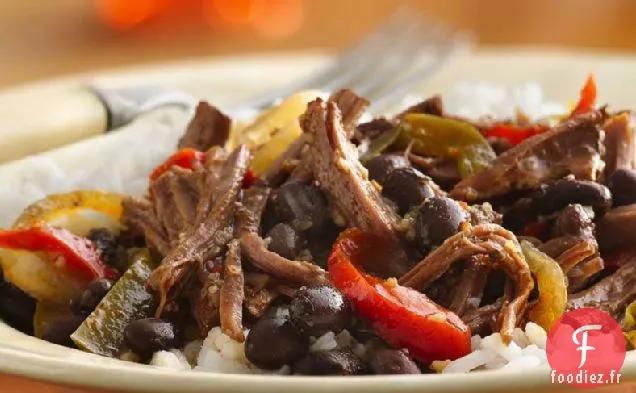 Steak de Flanc Cubain à la Mijoteuse