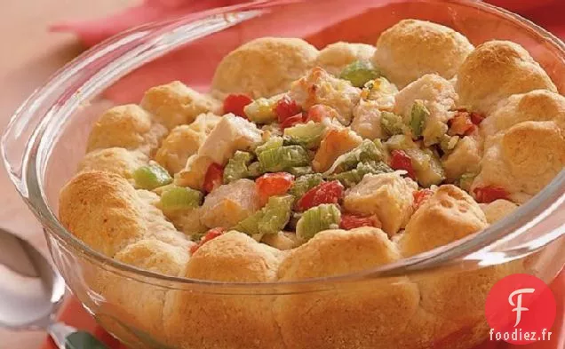 Salade de Dinde Chaude aux Biscuits au Romarin