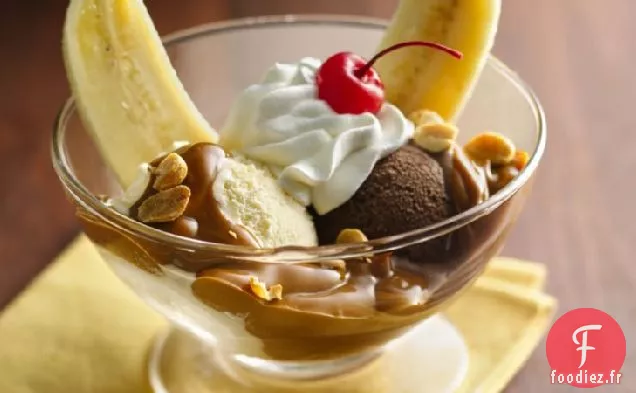 Dulce de Leche Banana Splits