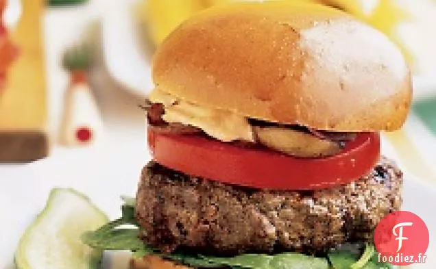 Hamburgers farcis au fromage