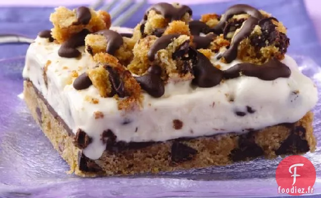 Dessert à la Crème Glacée aux Pépites de Chocolat