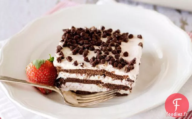 Gâteau Glacé Chocolat-Fraise