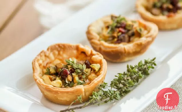 Tartes aux Pommes et au Gruyère