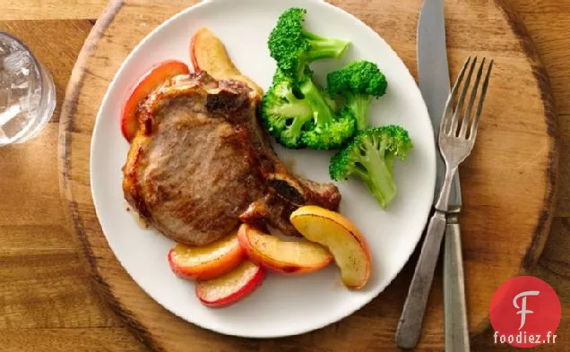 Côtelettes de Porc et Pommes