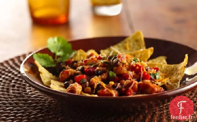 Nachos de Poulet à la Poêle