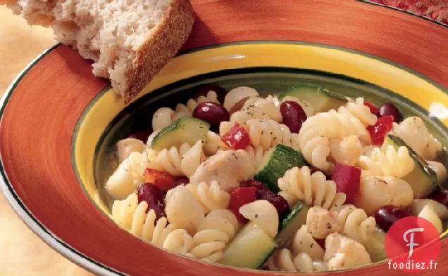 Soupe Italienne au Poulet et aux Haricots