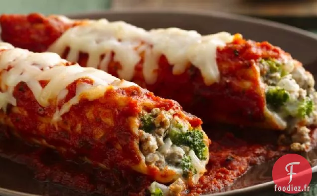 Manicotti à la Dinde et au Brocoli