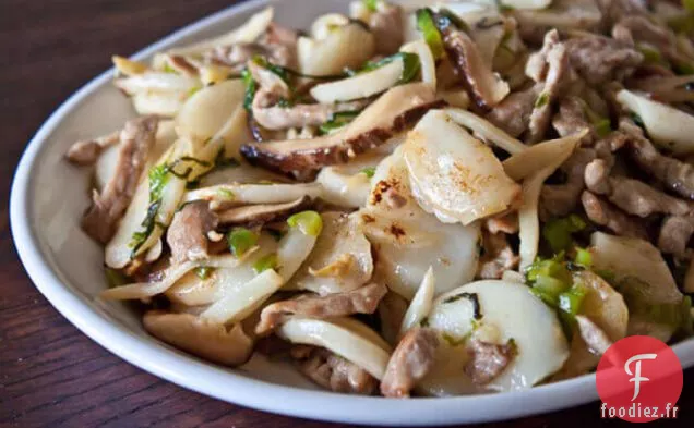 Recette de Gâteaux de Riz Gluant Chinois Sautés (nian Gao) (??? Ch?